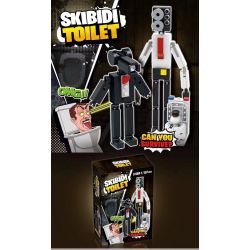 S1188 1188 non  TOILET MAN XÂM LƯỢC 4 MẪU bộ đồ chơi xếp lắp ráp ghép mô hình Movie & Game SKIBIDI TOILET Phim Và Trò Chơi 671 khối