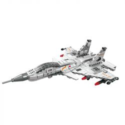 BRUCCO BLK-090 non  QUÂN ĐOÀN SẮT MÁY BAY CHIẾN ĐẤU DỰA TRÊN TÀU SÂN J-15 bộ đồ chơi xếp lắp ráp ghép mô hình Military Army Quân Sự Bộ Đội 450 khối