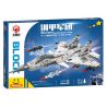 BRUCCO BLK-090 non  QUÂN ĐOÀN SẮT MÁY BAY CHIẾN ĐẤU DỰA TRÊN TÀU SÂN J-15 bộ đồ chơi xếp lắp ráp ghép mô hình Military Army Quân Sự Bộ Đội 450 khối