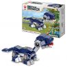 BRUCCO BLK-063 KAI GAO LE BB011 non  KHỦNG LONG CƠ KHÍ bộ đồ chơi xếp lắp ráp ghép mô hình MECHA DINOSAUR 831 khối