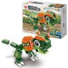 BRUCCO BLK-063 KAI GAO LE BB011 non  KHỦNG LONG CƠ KHÍ bộ đồ chơi xếp lắp ráp ghép mô hình MECHA DINOSAUR 831 khối