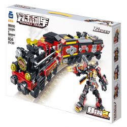 BRUCCO BLK-070 KAI GAO LE BB010 non  CHIẾN BINH ĐƯỜNG SẮT TÀU TẤN CÔNG bộ đồ chơi xếp lắp ráp ghép mô hình RAILWAY WARRIORS 813 khối