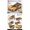 BRUCCO BLK-087 RC-187 non  CHEVROLET ZRI tỷ lệ 1:32 bộ đồ chơi xếp lắp ráp ghép mô hình Speed Champions Racing Cars CORVETTE ZRI Đua Xe Công Thức 326 khối