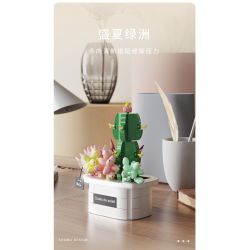 TAKUKI T6004 6004 non  TIỆC SÂN VƯỜN ỐC ĐẢO GIỮA HÈ tỷ lệ 1:32 bộ đồ chơi xếp lắp ráp ghép mô hình Creator Sáng Tạo