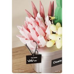 TAKUKI T6004 6004 non  TIỆC SÂN VƯỜN ỐC ĐẢO GIỮA HÈ tỷ lệ 1:32 bộ đồ chơi xếp lắp ráp ghép mô hình Creator Sáng Tạo