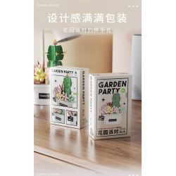 TAKUKI T6004 6004 non  TIỆC SÂN VƯỜN ỐC ĐẢO GIỮA HÈ tỷ lệ 1:32 bộ đồ chơi xếp lắp ráp ghép mô hình Creator Sáng Tạo