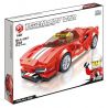 BRUCCO BLK-067 RC-167 non  FERRARI 488 tỷ lệ 1:32 bộ đồ chơi xếp lắp ráp ghép mô hình Speed Champions Racing Cars Đua Xe Công Thức 314 khối