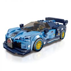 BRUCCO BLK-066 RC-166 non  BUGATTI tỷ lệ 1:32 bộ đồ chơi xếp lắp ráp ghép mô hình Speed Champions Racing Cars Đua Xe Công Thức 312 khối