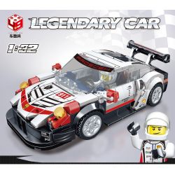 BRUCCO BLK-065 RC-165 non  PORSCHE 911 tỷ lệ 1:32 bộ đồ chơi xếp lắp ráp ghép mô hình Speed Champions Racing Cars Đua Xe Công Thức 314 khối