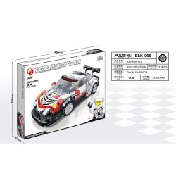 BRUCCO BLK-065 RC-165 non  PORSCHE 911 tỷ lệ 1:32 bộ đồ chơi xếp lắp ráp ghép mô hình Speed Champions Racing Cars Đua Xe Công Thức 314 khối