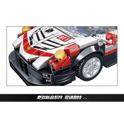 BRUCCO BLK-065 RC-165 non  PORSCHE 911 tỷ lệ 1:32 bộ đồ chơi xếp lắp ráp ghép mô hình Speed Champions Racing Cars Đua Xe Công Thức 314 khối