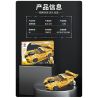 BRUCCO BLK-078 RC-178 non  DODGE VIPER tỷ lệ 1:32 bộ đồ chơi xếp lắp ráp ghép mô hình Speed Champions Racing Cars LEGENDARY CAR Đua Xe Công Thức 308 khối