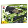 BRUCCO BLK-077 RC-177 non  FORD MUSTANG tỷ lệ 1:32 bộ đồ chơi xếp lắp ráp ghép mô hình Speed Champions Racing Cars LEGENDARY CAR Đua Xe Công Thức 312 khối