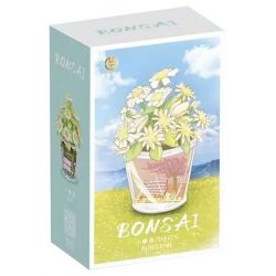 MANGE TECHNOLOGY 9134 non  CHẬU CÂY DỄ THƯƠNG BÔNG CÚC NHỎ Ở GÓC CÔNG VIÊN bộ đồ chơi xếp lắp ráp ghép mô hình Creator BONSAI Sáng Tạo 169 khối