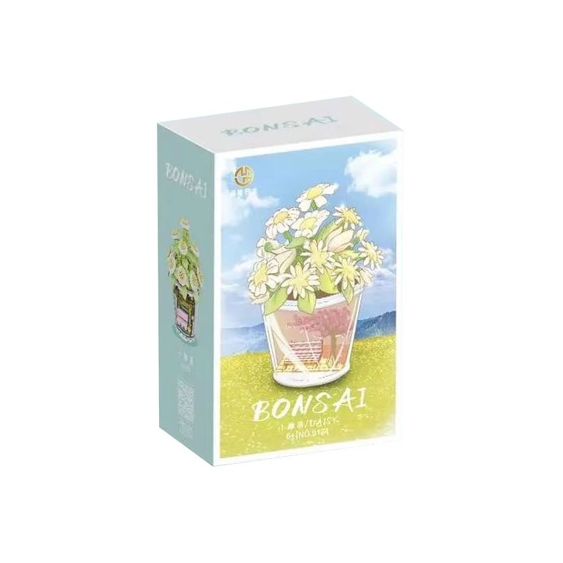 MANGE TECHNOLOGY 9134 non  CHẬU CÂY DỄ THƯƠNG BÔNG CÚC NHỎ Ở GÓC CÔNG VIÊN bộ đồ chơi xếp lắp ráp ghép mô hình Creator BONSAI Sáng Tạo 169 khối