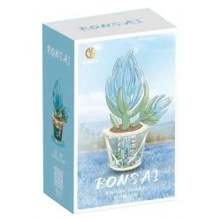 MANGE TECHNOLOGY 9130 non  CHẬU CÂY DỄ THƯƠNG THÁC THÔNG XANH bộ đồ chơi xếp lắp ráp ghép mô hình Creator BONSAI SENECIO SERPENS Sáng Tạo 169 khối