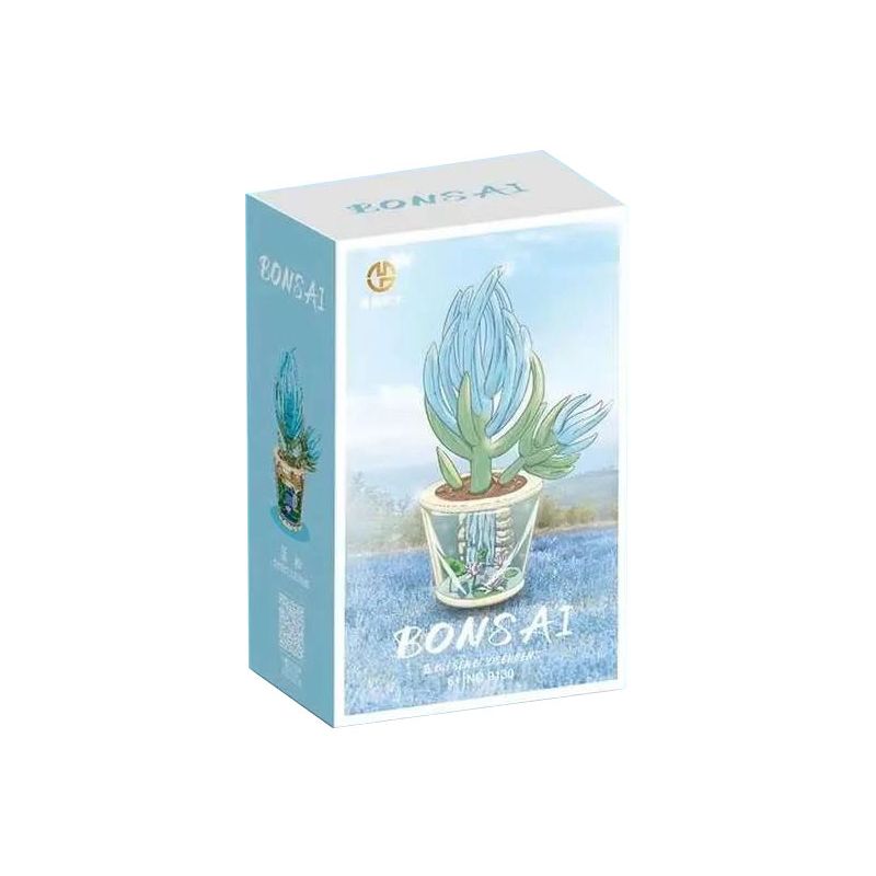 MANGE TECHNOLOGY 9130 non  CHẬU CÂY DỄ THƯƠNG THÁC THÔNG XANH bộ đồ chơi xếp lắp ráp ghép mô hình Creator BONSAI SENECIO SERPENS Sáng Tạo 169 khối