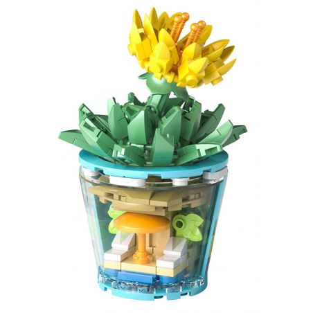 MANGE TECHNOLOGY 9126 non  CÂY TRỒNG TRONG CHẬU DỄ ​​THƯƠNG BÃI BIỂN ZHAOBO bộ đồ chơi xếp lắp ráp ghép mô hình Creator BONSAI BERGERANTHUS Sáng Tạo 171 khối