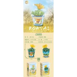 MANGE TECHNOLOGY 9126 non  CÂY TRỒNG TRONG CHẬU DỄ ​​THƯƠNG BÃI BIỂN ZHAOBO bộ đồ chơi xếp lắp ráp ghép mô hình Creator BONSAI BERGERANTHUS Sáng Tạo 171 khối