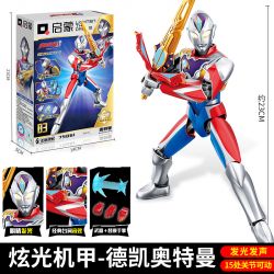 QMAN ENLIGHTEN KEEPPLEY 75061 non  ULTRA HERO DAZZLING MECHA ULTRAMAN DECAI SHINY TYPE bộ đồ chơi xếp lắp ráp ghép mô hình Movie & Game Phim Và Trò Chơi
