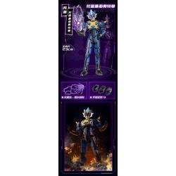 QMAN ENLIGHTEN KEEPPLEY 75060 non  ULTRA HERO DAZZLING MECHA ULTRAMAN TREGEAR bộ đồ chơi xếp lắp ráp ghép mô hình Movie & Game Phim Và Trò Chơi