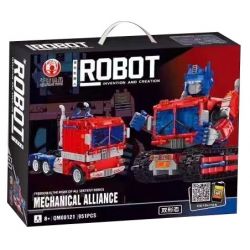 QIANMAI QM00121 00121 non  CÔNG NGHỆ BIẾN ĐỔI XE HƠI KHOA HỌC VÀ ROBOT GIÁO DỤC OPTIMUS PRIME bộ đồ chơi xếp lắp ráp ghép mô hình  Kỹ Thuật Công Nghệ Cao Mô Hình Phương Tiện 951 khối