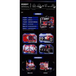 QIANMAI QM00121 00121 non  CÔNG NGHỆ BIẾN ĐỔI XE HƠI KHOA HỌC VÀ ROBOT GIÁO DỤC OPTIMUS PRIME bộ đồ chơi xếp lắp ráp ghép mô hình  Kỹ Thuật Công Nghệ Cao Mô Hình Phương Tiện 951 khối