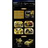 QIANMAI QM00120 00120 non  CÔNG NGHỆ BIẾN HÌNH XE KHOA HỌC VÀ ROBOT GIÁO DỤC BUMBLEBEE bộ đồ chơi xếp lắp ráp ghép mô hình  Kỹ Thuật Công Nghệ Cao Mô Hình Phương Tiện 966 khối