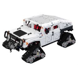 YONGLEXING 11044 non  HUMMER ĐƯỢC THEO DÕI tỷ lệ 1:8 bộ đồ chơi xếp lắp ráp ghép mô hình  Kỹ Thuật Công Nghệ Cao Mô Hình Phương Tiện 3088 khối
