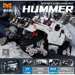YONGLEXING 11044 non  HUMMER ĐƯỢC THEO DÕI tỷ lệ 1:8 bộ đồ chơi xếp lắp ráp ghép mô hình  Kỹ Thuật Công Nghệ Cao Mô Hình Phương Tiện 3088 khối