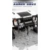 YONGLEXING 11044 non  HUMMER ĐƯỢC THEO DÕI tỷ lệ 1:8 bộ đồ chơi xếp lắp ráp ghép mô hình  Kỹ Thuật Công Nghệ Cao Mô Hình Phương Tiện 3088 khối
