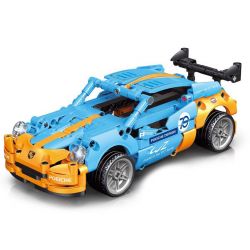 LEIBAO 8331 non  KÉO LẠI PORSCHE tỷ lệ 1:22 bộ đồ chơi xếp lắp ráp ghép mô hình  Kỹ Thuật Công Nghệ Cao Mô Hình Phương Tiện 358 khối