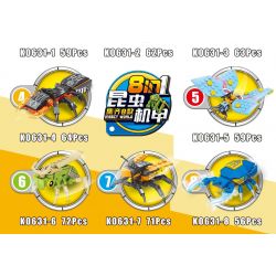 MINGDI LEIBAO K0631 0631 non  JUNGLE EXPLORER 8 KẾT HỢP bộ đồ chơi xếp lắp ráp ghép mô hình Military Army Quân Sự Bộ Đội 506 khối