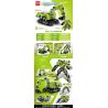 MINGDI LEIBAO K0621 0621 non  MÁY ĐÀO XÂY DỰNG bộ đồ chơi xếp lắp ráp ghép mô hình BUILD MECH 917 khối