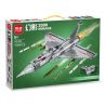MINGDI LEIBAO K0320 0320 non  TIÊM KÍCH MIRAGE 2000 bộ đồ chơi xếp lắp ráp ghép mô hình Military Army Quân Sự Bộ Đội 1066 khối