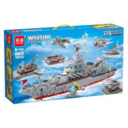 MINGDI LEIBAO K0679 0679 non  TÀU KHU TRỤC TÊN LỬA DẪN ĐƯỜNG bộ đồ chơi xếp lắp ráp ghép mô hình Military Army WARSHIP Quân Sự Bộ Đội 1739 khối