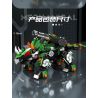 QIAO LE TONG 2105 non  TRICERATOPS CƠ KHÍ bộ đồ chơi xếp lắp ráp ghép mô hình 501 khối