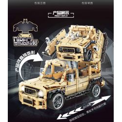 LEIBAO 8315 non  XE PULL BACK BIẾN HÌNH MÀU VÀNG ĐẤT bộ đồ chơi xếp lắp ráp ghép mô hình  DEFORMATION PULL-BACK Kỹ Thuật Công Nghệ Cao Mô Hình Phương Tiện 541 khối