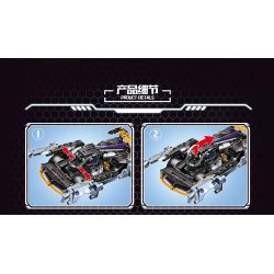 LEIBAO 8312 non  XE KÉO BIẾN HÌNH bộ đồ chơi xếp lắp ráp ghép mô hình  DEFORMATION PULL-BACK Kỹ Thuật Công Nghệ Cao Mô Hình Phương Tiện 487 khối