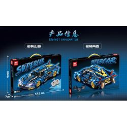 LEIBAO 8316 non  XE THỂ THAO BÓNG XANH QUỶ tỷ lệ 1:14 bộ đồ chơi xếp lắp ráp ghép mô hình  SUPERCAR Kỹ Thuật Công Nghệ Cao Mô Hình Phương Tiện 761 khối