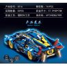 LEIBAO 8316 non  XE THỂ THAO BÓNG XANH QUỶ tỷ lệ 1:14 bộ đồ chơi xếp lắp ráp ghép mô hình  SUPERCAR Kỹ Thuật Công Nghệ Cao Mô Hình Phương Tiện 761 khối