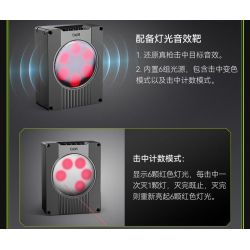 CADA DOUBLEE C81057 81057 non  SÚNG LASER KHOA HỌC VIỄN TƯỞNG bộ đồ chơi xếp lắp ráp ghép mô hình Military Army Quân Sự Bộ Đội 1408 khối