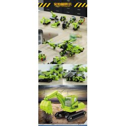 Kazi KY80464 80464 non  KỸ THUẬT ĐÔ THỊ TRỰC THĂNG VŨ TRANG MI-28 TỔ HỢP bộ đồ chơi xếp lắp ráp ghép mô hình CITY ENGINEERING 1065 khối