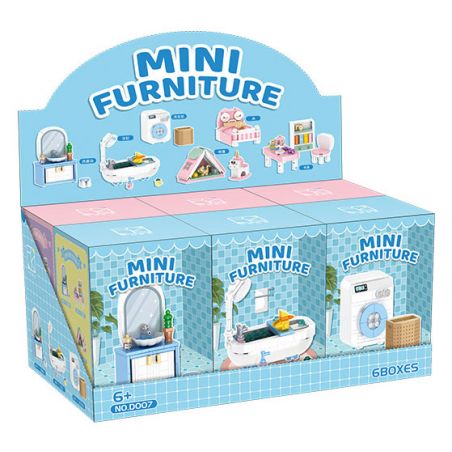 CACO D007 non  NHÀ MINI CẢNH PHÒNG TẮM BẾP bộ đồ chơi xếp lắp ráp ghép mô hình Creator Sáng Tạo 657 khối