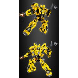 LY 9223 non  SỰ TUNG HỨNG CỦA ONG BẮP CÀY bộ đồ chơi xếp lắp ráp ghép mô hình Movie & Game Phim Và Trò Chơi 1502 khối