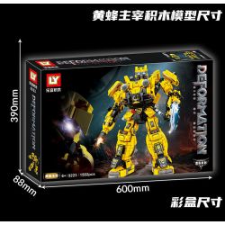 LY 9223 non  SỰ TUNG HỨNG CỦA ONG BẮP CÀY bộ đồ chơi xếp lắp ráp ghép mô hình Movie & Game Phim Và Trò Chơi 1502 khối