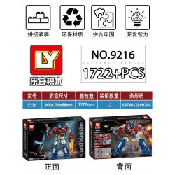 LY 9216 non  CHÚA TỂ THIÊN ĐƯỜNG bộ đồ chơi xếp lắp ráp ghép mô hình Movie & Game Phim Và Trò Chơi 1722 khối