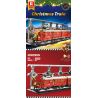 REOBRIX 66034 non  CHUYẾN TÀU GIÁNG SINH bộ đồ chơi xếp lắp ráp ghép mô hình Creator CHRISTMAS TRAIN Sáng Tạo 2822 khối