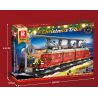 REOBRIX 66034 non  CHUYẾN TÀU GIÁNG SINH bộ đồ chơi xếp lắp ráp ghép mô hình Creator CHRISTMAS TRAIN Sáng Tạo 2822 khối