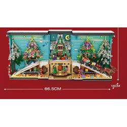 REOBRIX 66033 non  GIÁ SÁCH GIÁNG SINH bộ đồ chơi xếp lắp ráp ghép mô hình Creator MERRY CHRISTMAS Sáng Tạo 3260 khối